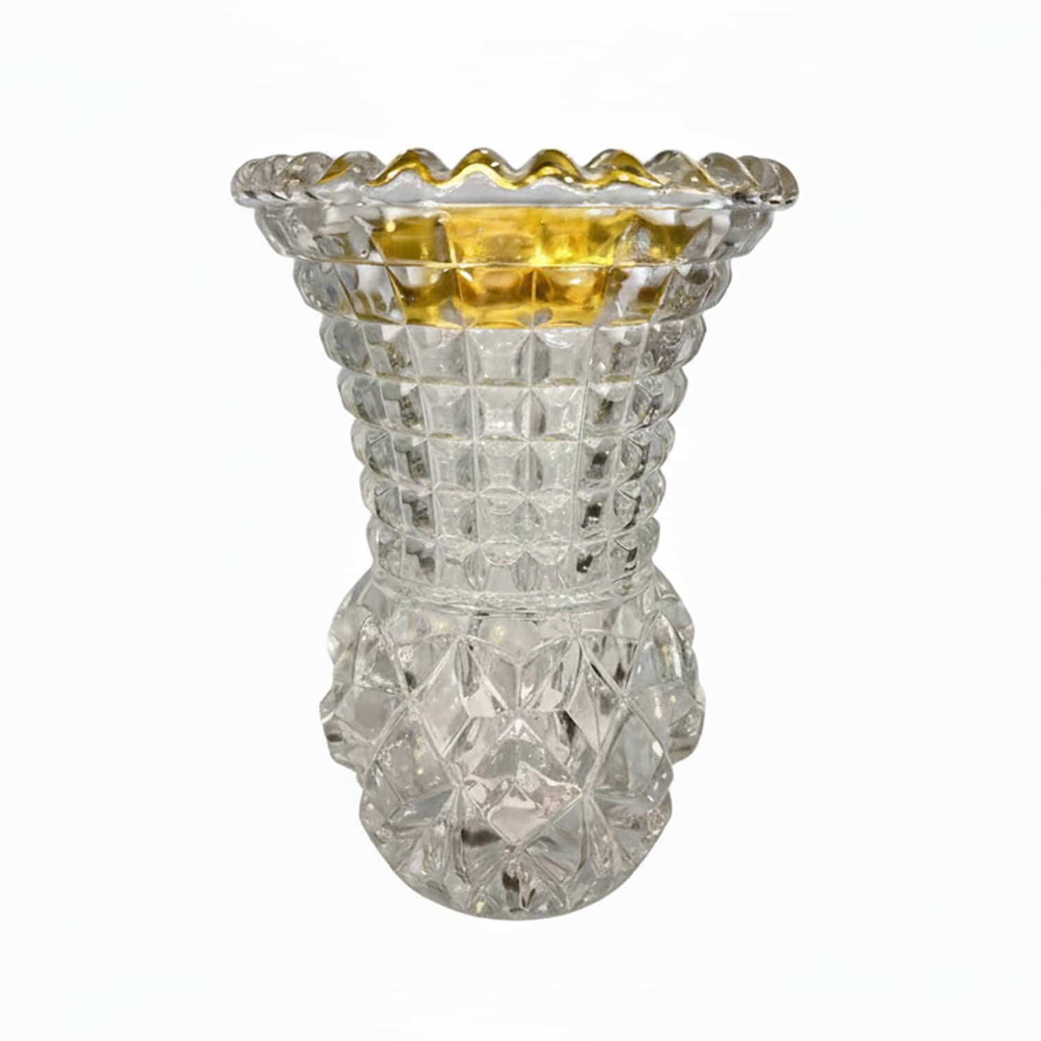 Large Bakhoor Burner – Vase Shape with Golden Top